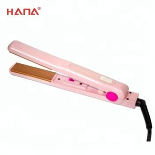 Dual Voltage Titanium Private Label Flat Iron Personalized Hair Straightener Hair Flat Iron 7645