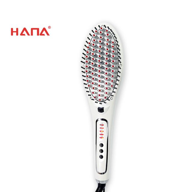 HANA auto shutoff PTC heater auto electric hair straight hair brush