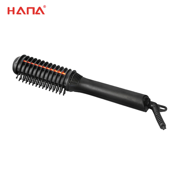 New arrival professional infrared fast hair straightener brush,brush